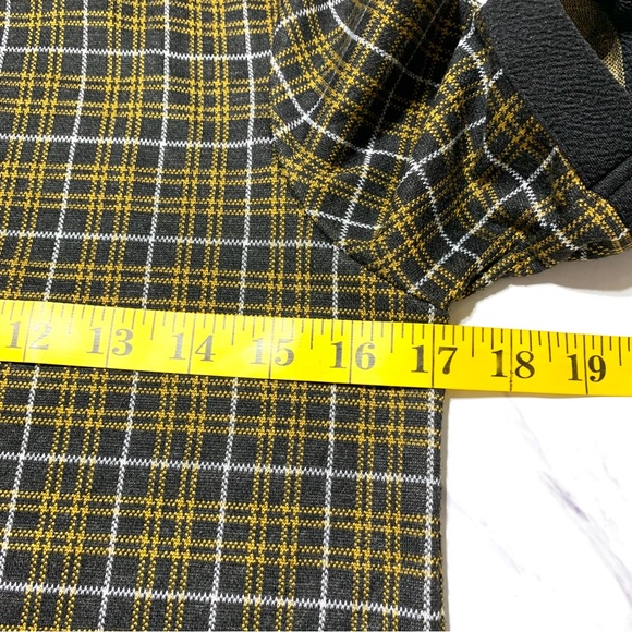 Zara Tartan Plaid Shirt Size Small - Picture 8 of 9